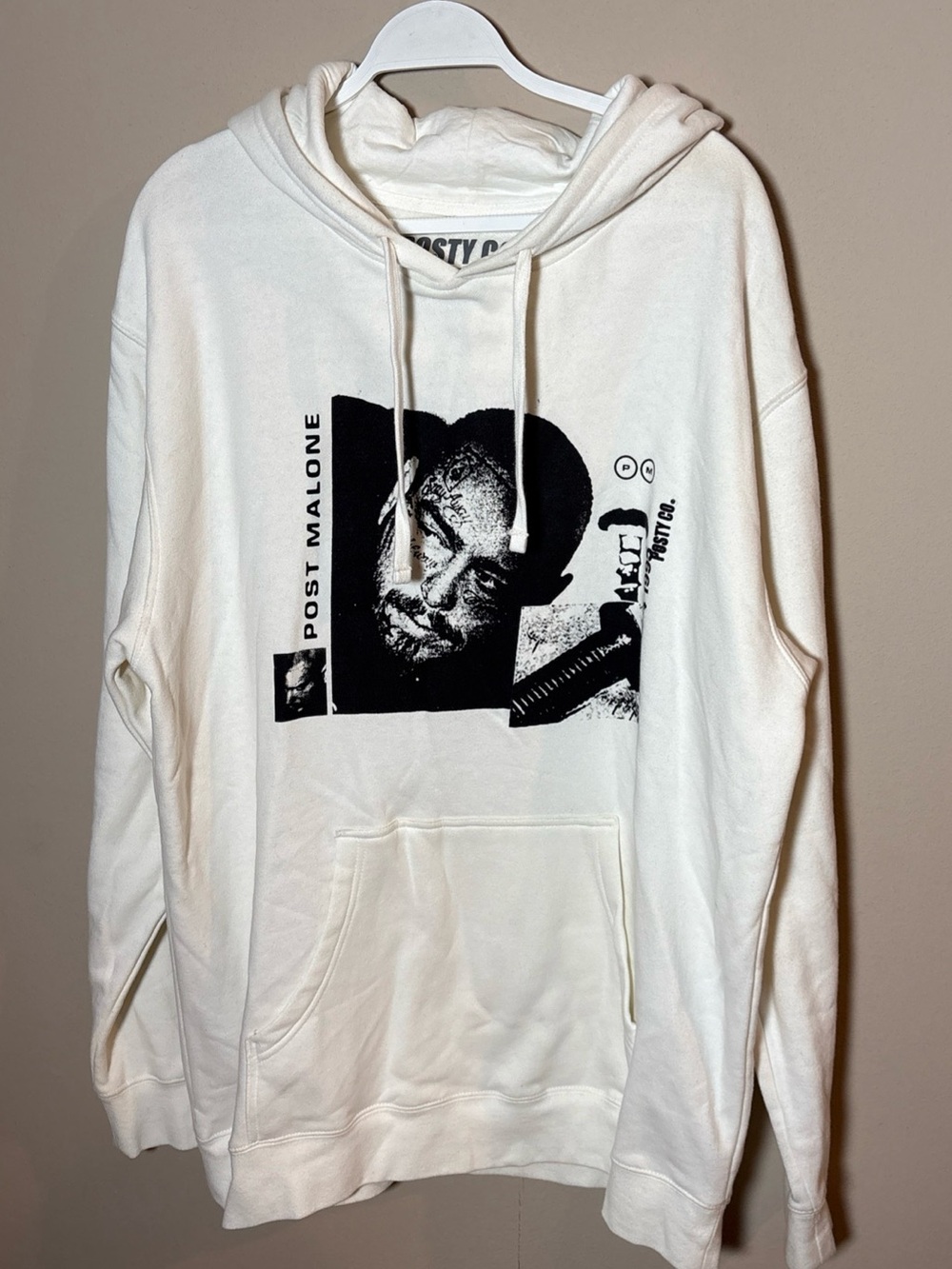 Post Malone Posty Co. Fleece Sweatshirt Hoodie Adult Size XL